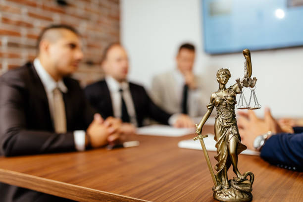 istock Lawyers having a meeting 1313583326