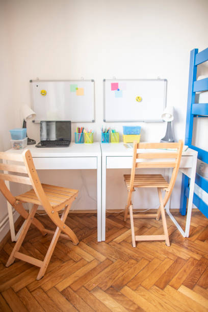 istock Working desk at the kids room 1313589037