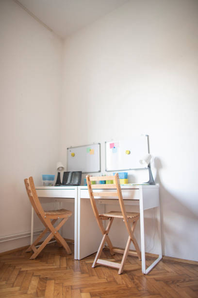 istock Desk for learning in the kids room 1313589050