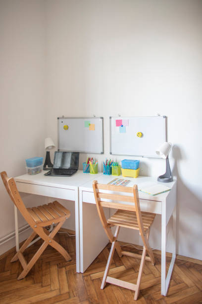 istock Working desk at the kids room 1313589053