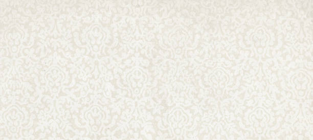 istock Blank white paper texture mockup. Horizontal banner 1313592391