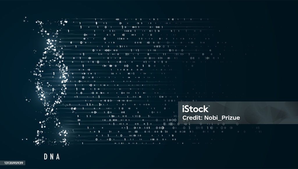 Big Genomic Data Visualization Stock Illustration - Download Image Now ...