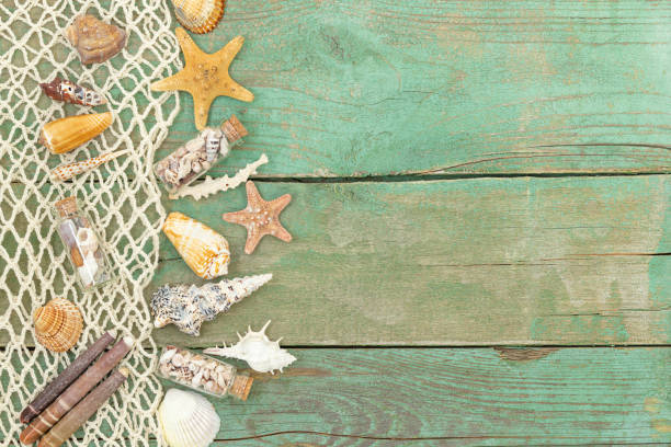 istock Wooden sea background 1313596916