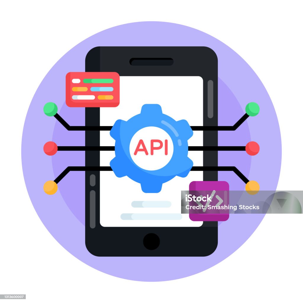 Api Interface Stock Illustration - Download Image Now - Application ...