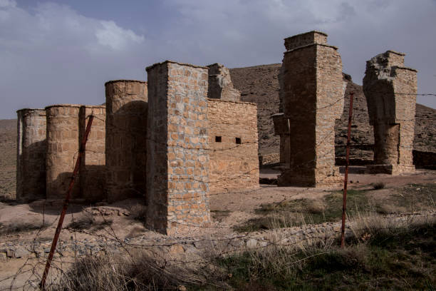 istock Abandoned Wreckage Ruined Ancient place in Iran 1313601212