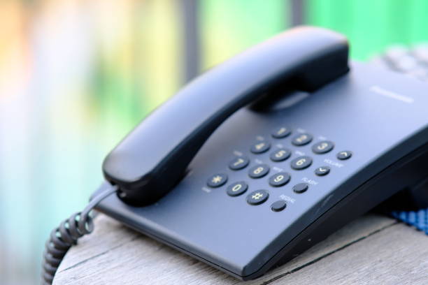 istock telephone on the desk and space 1313613515