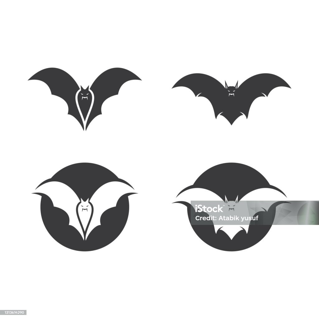 Bats Design Vector Bat Images Design Stock Illustration - Download Image Now - Abstract ...