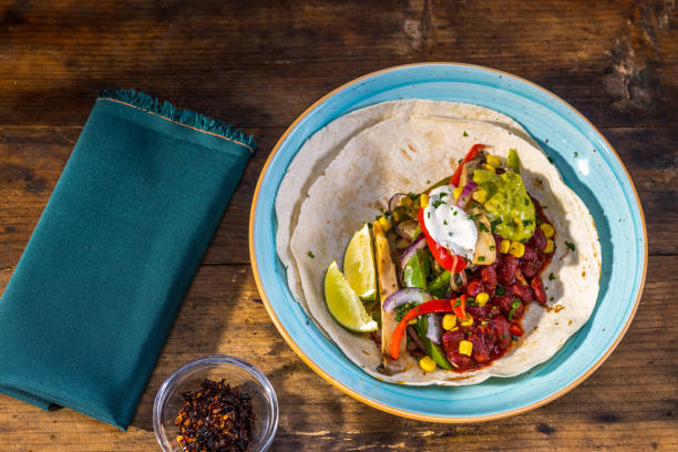 istock Tortilla served on plate 1313617226