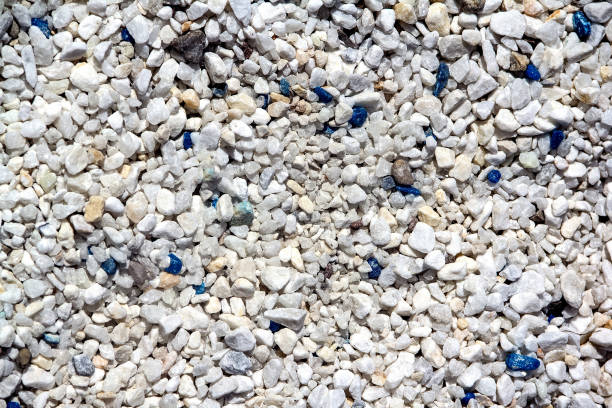 istock Decorative white and blue, yellow stone. 1313617651
