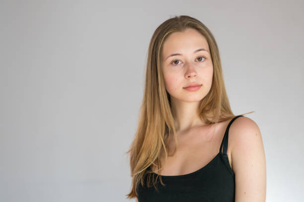 istock Teenage girl model, studio shot 1313618863