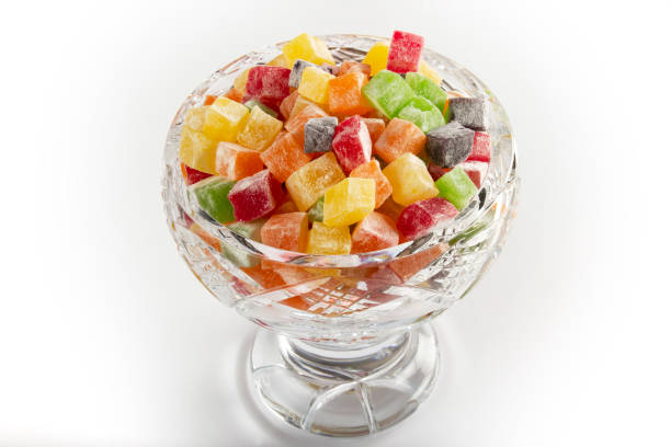 istock Mixed, colorful delicious Turkish delights 1313623157