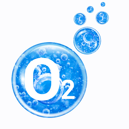 O2 Backround Oxygen Bubbles On A White Background O2 Stock Photo - Download Image ...