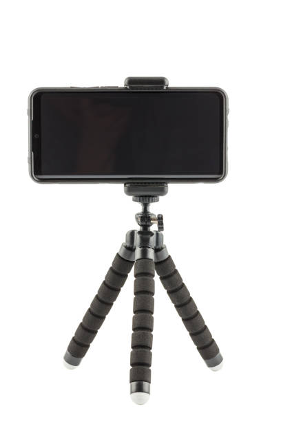 istock black cellphone in rugged rubber protective cover on small flexible tripod isolated on white 1313628029
