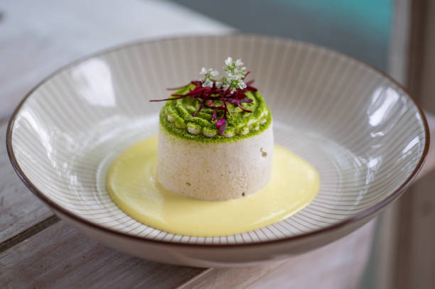istock Plant based vegan cuisine. close up photo 1313629681