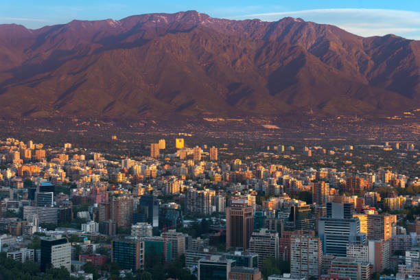 istock Los Andes Mountain Range in Santiago de Chile 1313631110