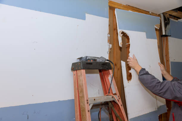 istock Kitchen renovation in progress with removed old sheetrock preparing for new cabinet installation 1313644439