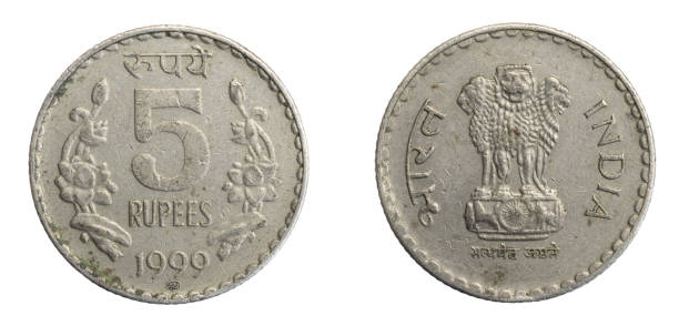 istock India five rupees coin on a white isolated background 1313644536