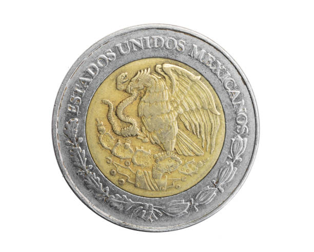 istock Mexico two pesos coin on a white isolated backgroun 1313644688