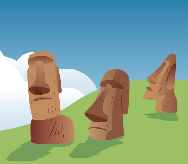 illustrations, cliparts, dessins animés et icônes de parc national de rapa nui - nui