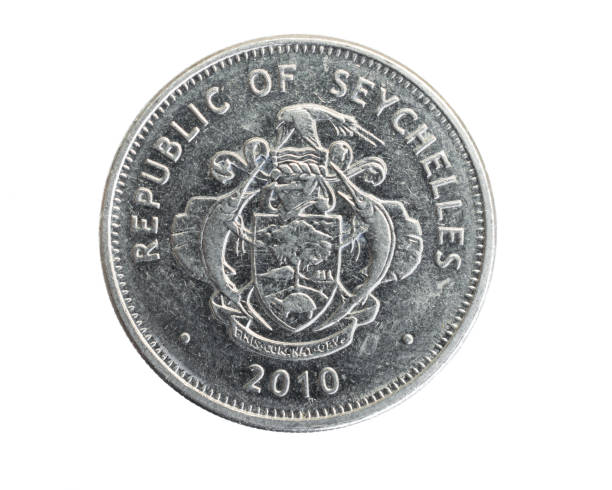 istock Seychelles one rupee coin on white isolated background 1313659042
