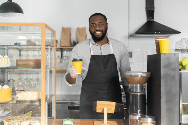 istock An African-American barista at the workplace 1313659400