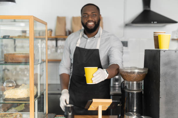 istock An African-American barista at the workplace 1313659440