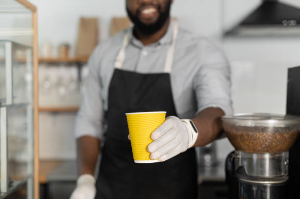 istock An African-American barista at the workplace 1313659446