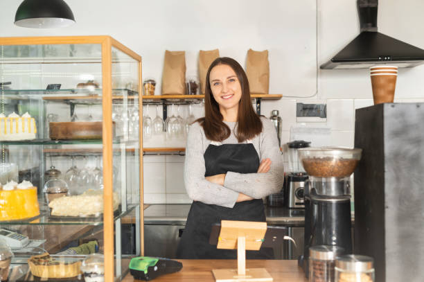 istock A young female barista at the workplace 1313659679