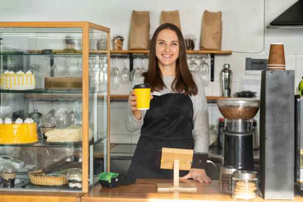 istock A young female barista at the workplace 1313659707
