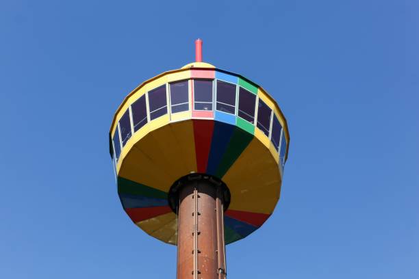 The observation tower in Legoland park in Billund, Denmark Billund, Denmark - May 14, 2016: The observation tower in Legoland park in Billund, Denmark billund stock pictures, royalty-free photos & images