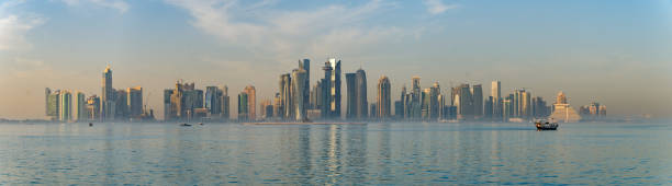 istock Cityscape skyline of Doha 1313664135