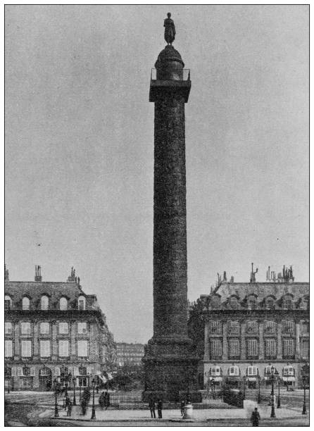 istock Antique photo of World's landmarks (circa 1894): Place Vendome, Paris 1313668376