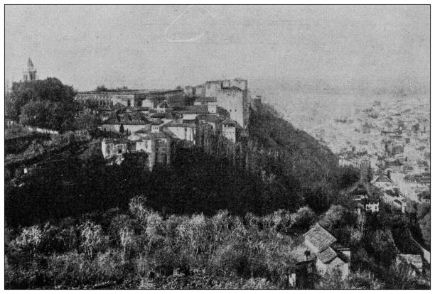 istock Antique photo of World's landmarks (circa 1894): Granada, Spain 1313670735