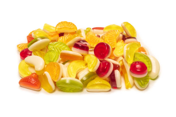 istock Assorted tasty gummy candies. 1313677747