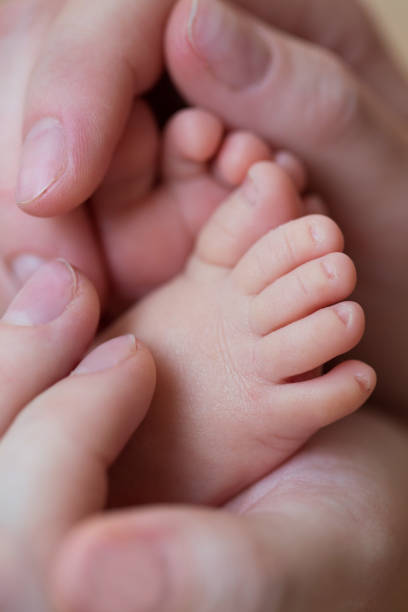 istock baby's feet close up 1313681178