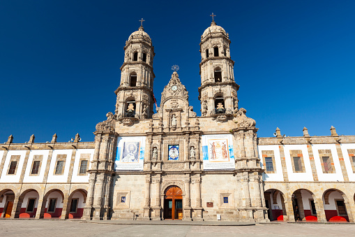 Basilica of Our Lady of Zapopan in greater Guadalajara, Jalisco, Mexico.