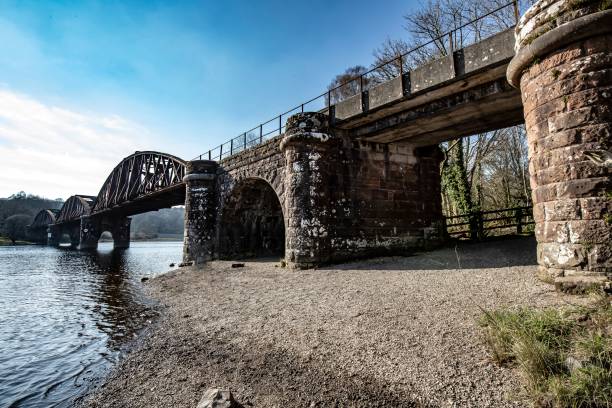 istock Full View: Bridge At Loch Ken, Scotland. 1313706381