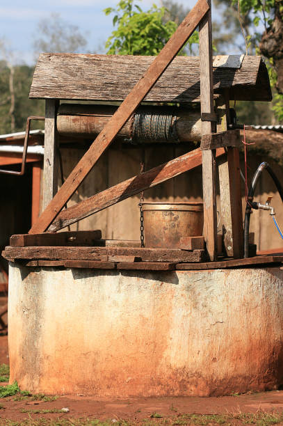 istock Water well in a farm 1313709998