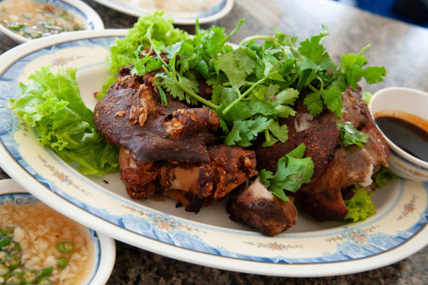 istock Delicious roasted pork knuckle 1313719139