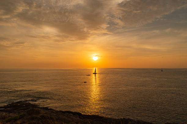 istock Beautiful sunset from viewpoint, Promthep Cape. 1313725024