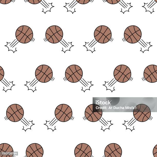 Nba Repeat Pattern Repeat Pattern Background Stock Illustration - Download Image Now ...
