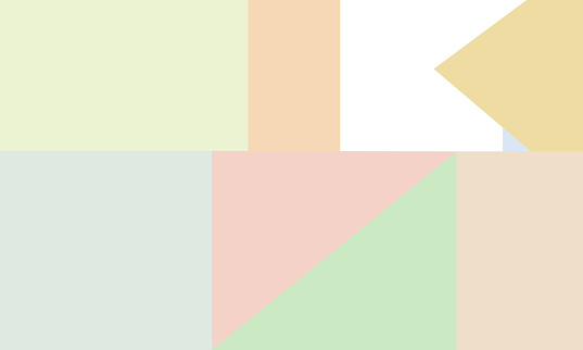 Multicolored background in pastel colors with geometric elements.