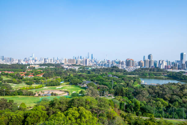 istock Skyline and parks in Guangzhou, China 1313735429