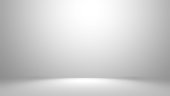 Empty white gray gradient room background, abstract backgrounds