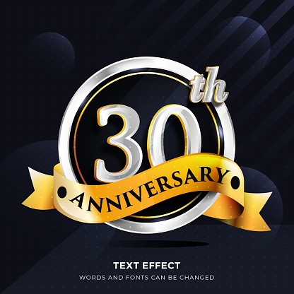 text effect for anniversary
