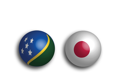 an image of bilateral relation of Japan and the Solomon