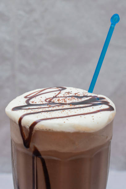 istock Iced cappuccino with chocolate and cream 1313756398