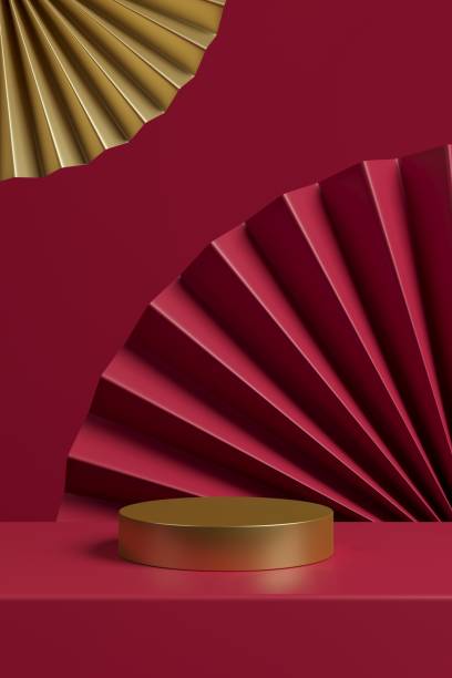 istock Abstract background. mock up scene for product display. 3d render 1313769853