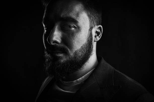 istock Portrait of a young attractive bearded man. 1313776783