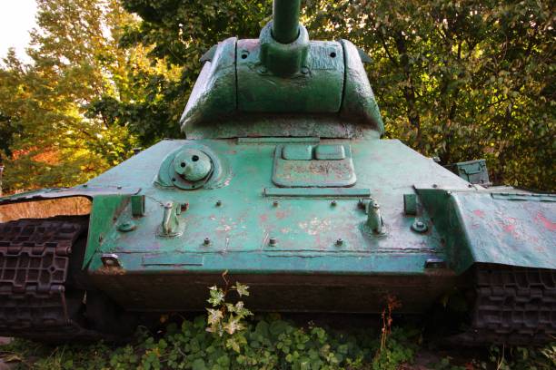 istock The T-34 tank is the old World War II 1313783517